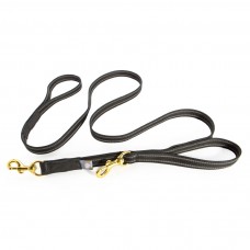 Riot leash double handle non-slip 25 mm x 2,00 mtr., double snap hooks